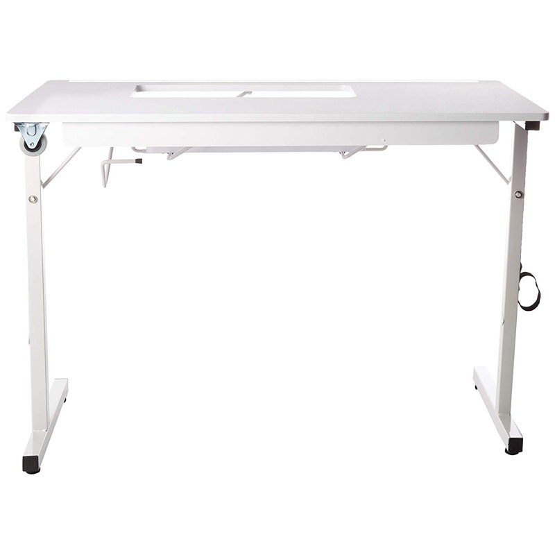 Sewingrite 40'' x 19.75'' Foldable Solid Wood Sewing Table with Sewing